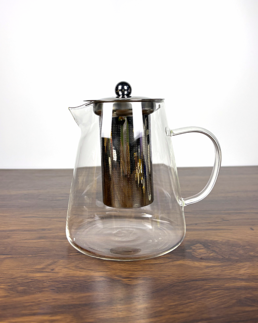 Glass Teapot with Stainless Steel Infuser